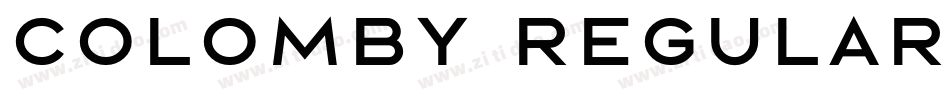 Colomby Regular字体转换